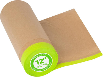 Papel enmascarar adhesivo 12pulg x50ft para pintar