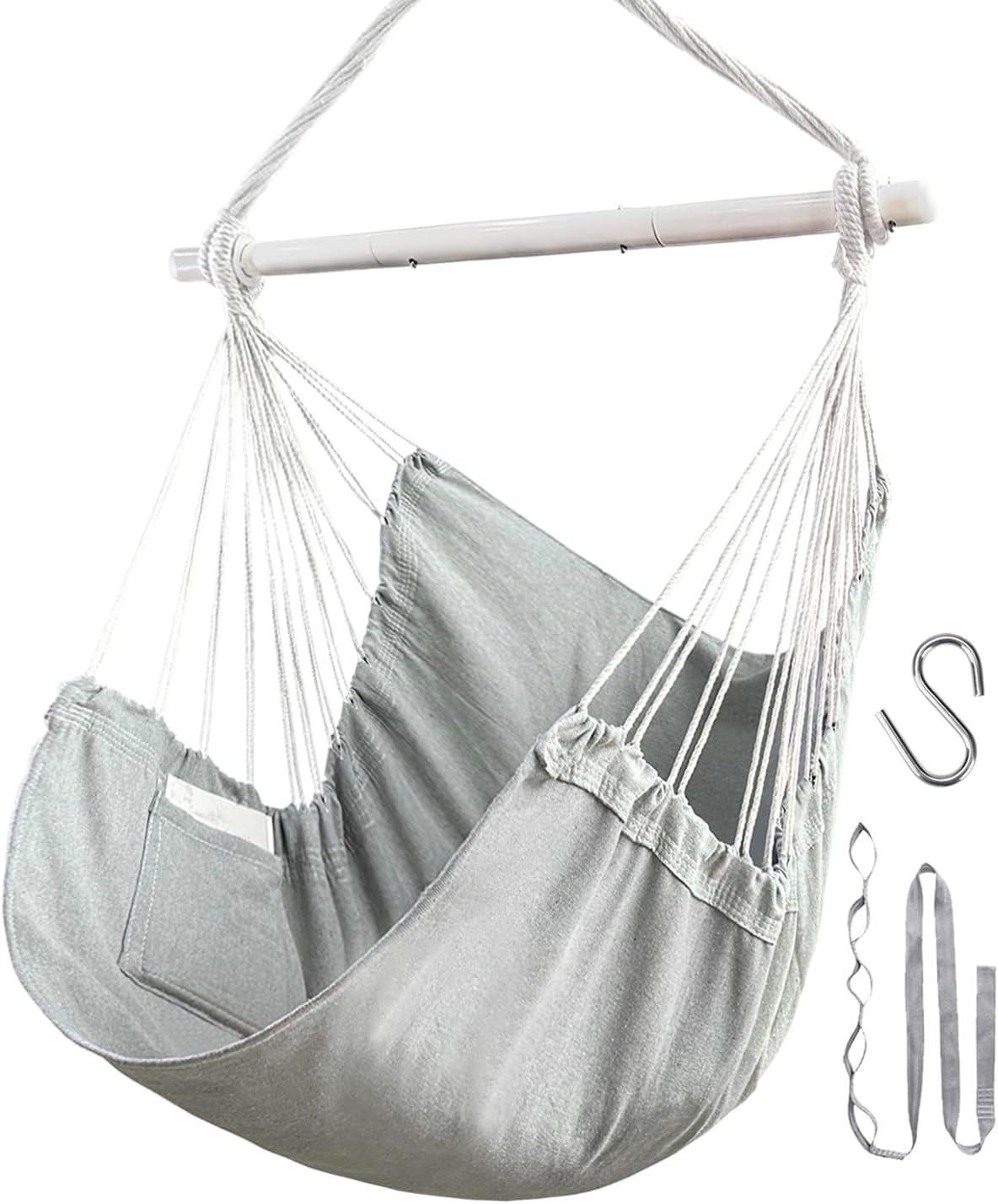 Silla colgante para interior y exterior peso 500lb