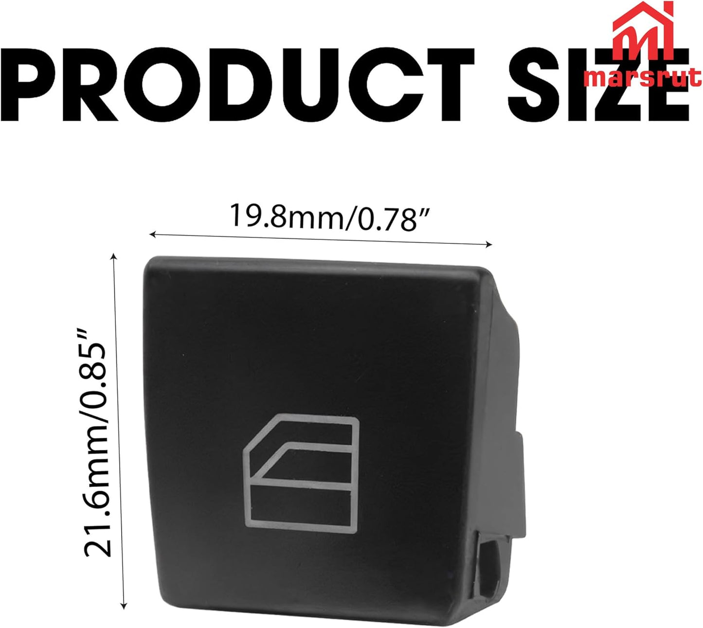 4 Tapas interruptor repuesto Mercedes-Benz C250 GLE 15-19