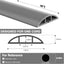 Cubierta cable suelo autoadhesiva 4ft perfil bajo PVC recortable
