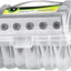 Caja organizadora líneas pesca 6 compartimentos exterior