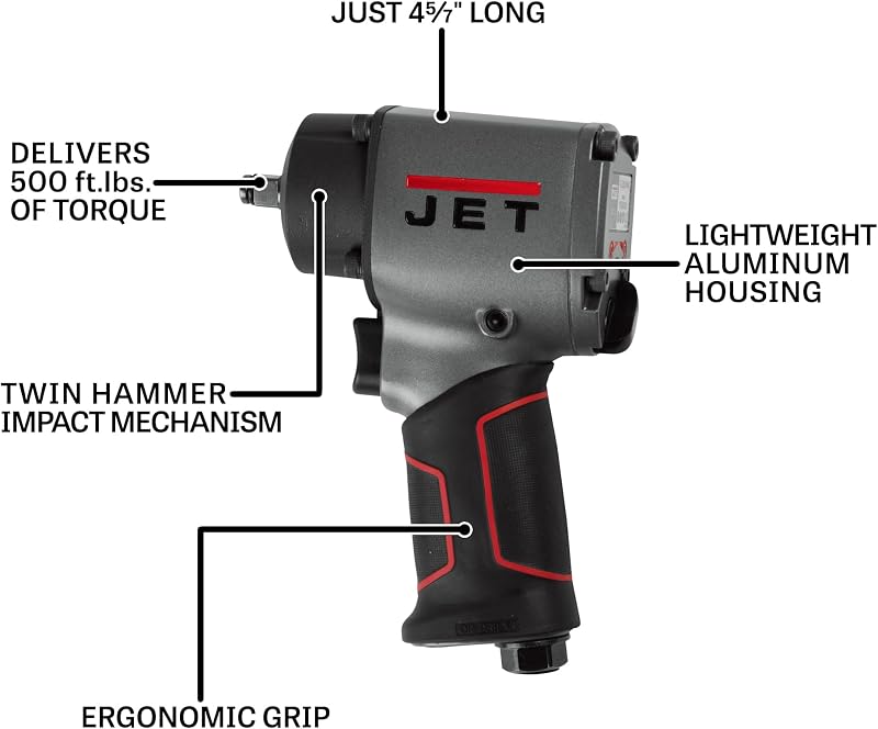 Llave impacto 3/8" 500 ft-lbs 10000 RPM