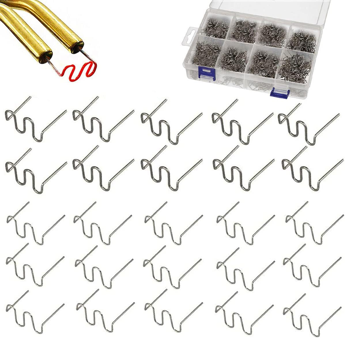 1000 Varillas Soldadura Grapas Calientes Reparación Plástico