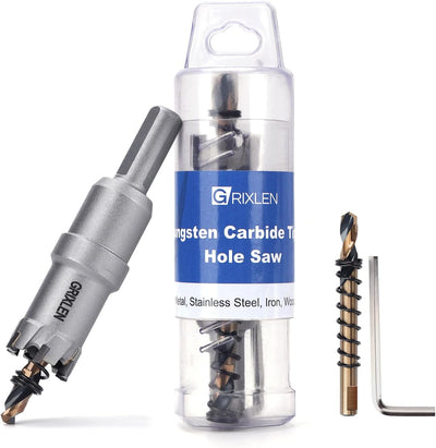 Sierra perforadora con punta carburo 3/4 pulg M2 para acero inox