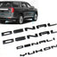 4 Letras Emblemas Denali Yukon XL 21-24 Negro Brillante