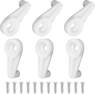 60 Clips Fijación Vidrio Puerta Espejo con Tornillos
