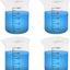 4 Vasos Detergente Silicona Taza Medidora Lavandería