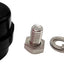 Aisladores barra colectora SM-40 M10 negro 8 pzas
