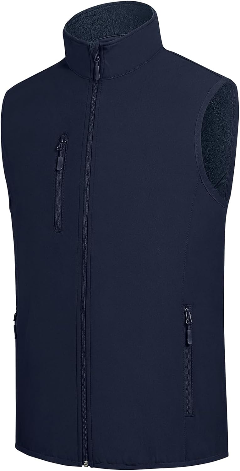 Chaleco Softshell para hombre sin mangas resistente
