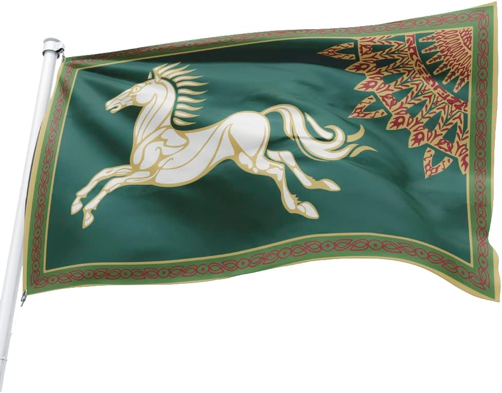 Bandera Rohan 3x5ft color verde