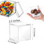 Caja acrílico transparente 2x2" cubo apilable para dulces