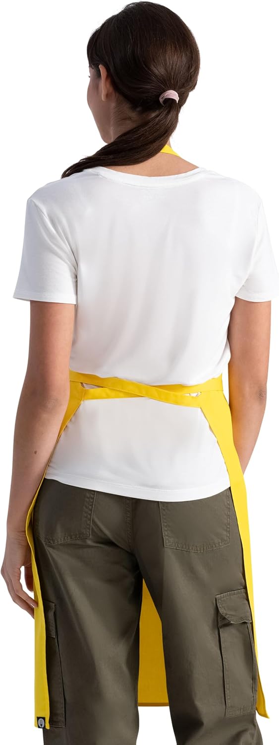 Delantal carnicero unisex limón talla única