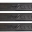 Set 3 emblemas 3D para puerta Sierra 2019- negro brillante