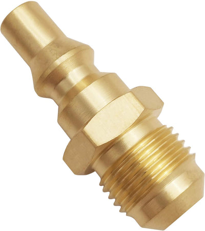 Enchufe 3/8 macho Flare X 1/4 para manguera propano RV
