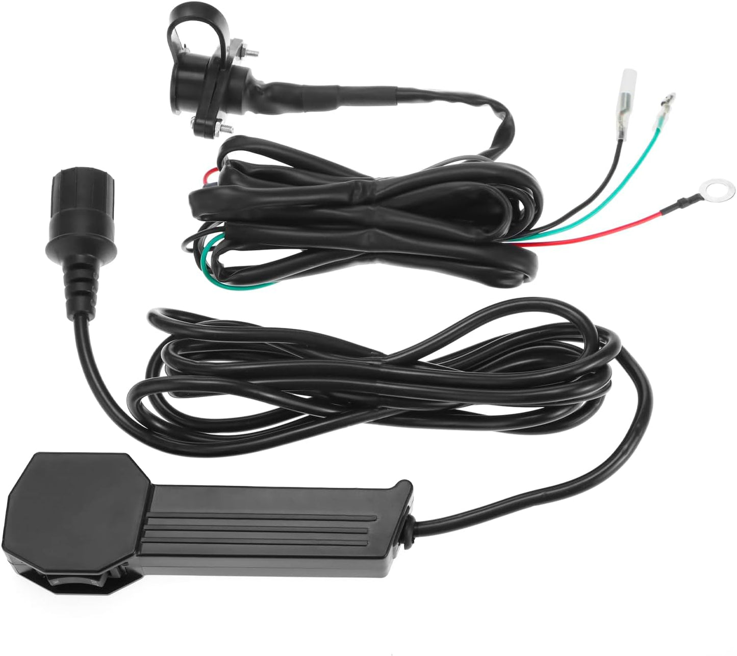 Cabrestante 12V ATV/UTV con control remoto cable 16"