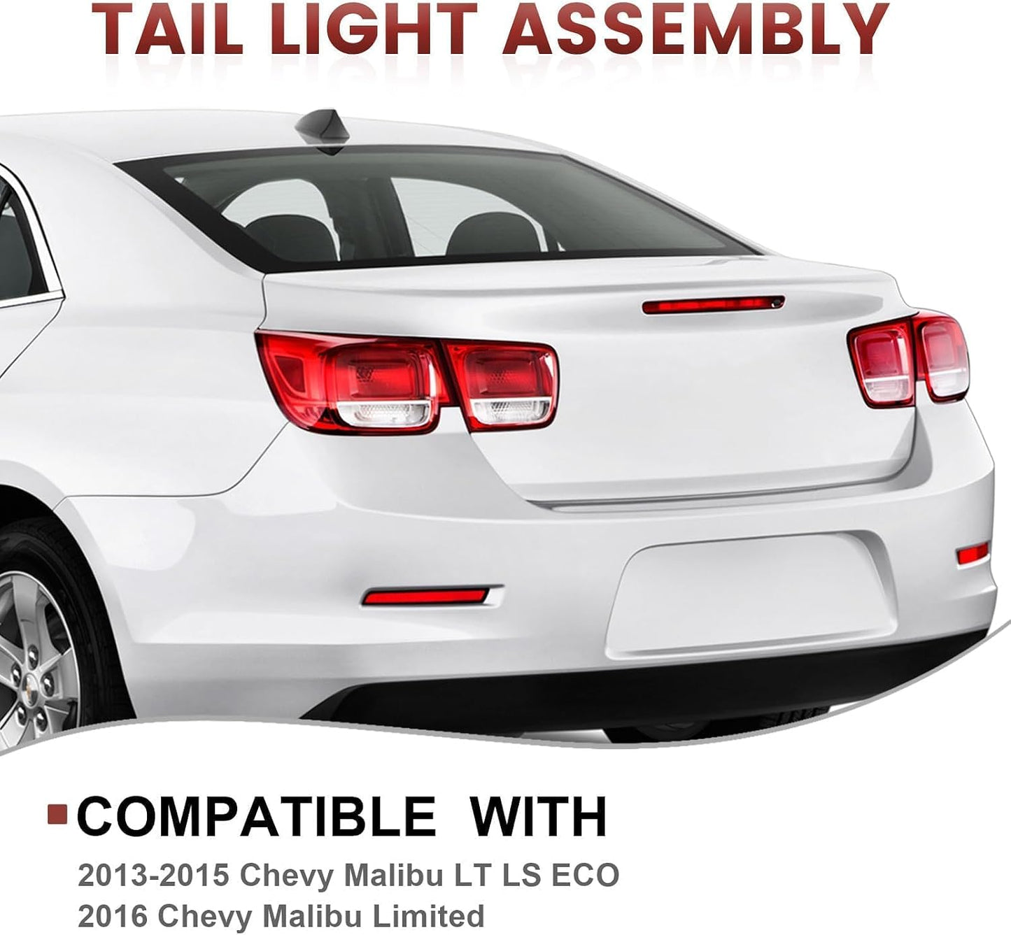 Conjunto luz trasera izq Chevy Malibu