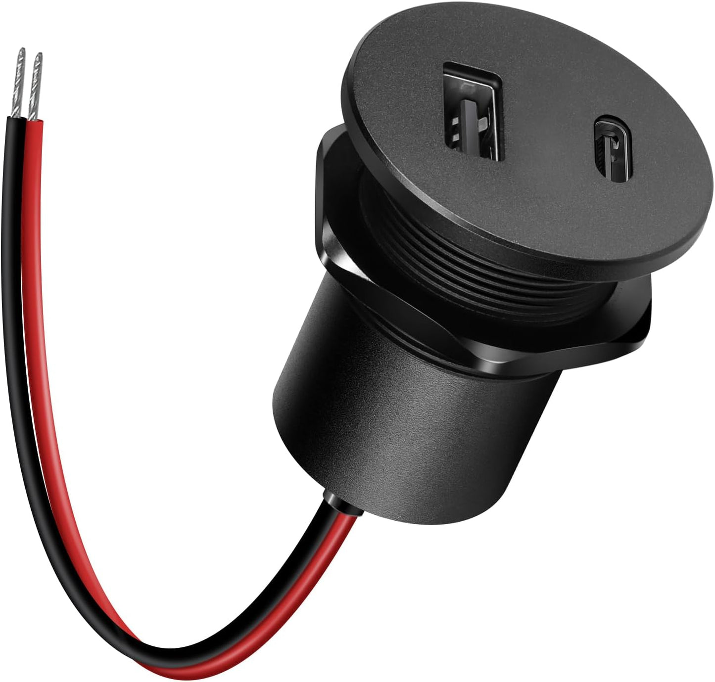 Toma corriente USB 12V doble puerto carga rápida coche