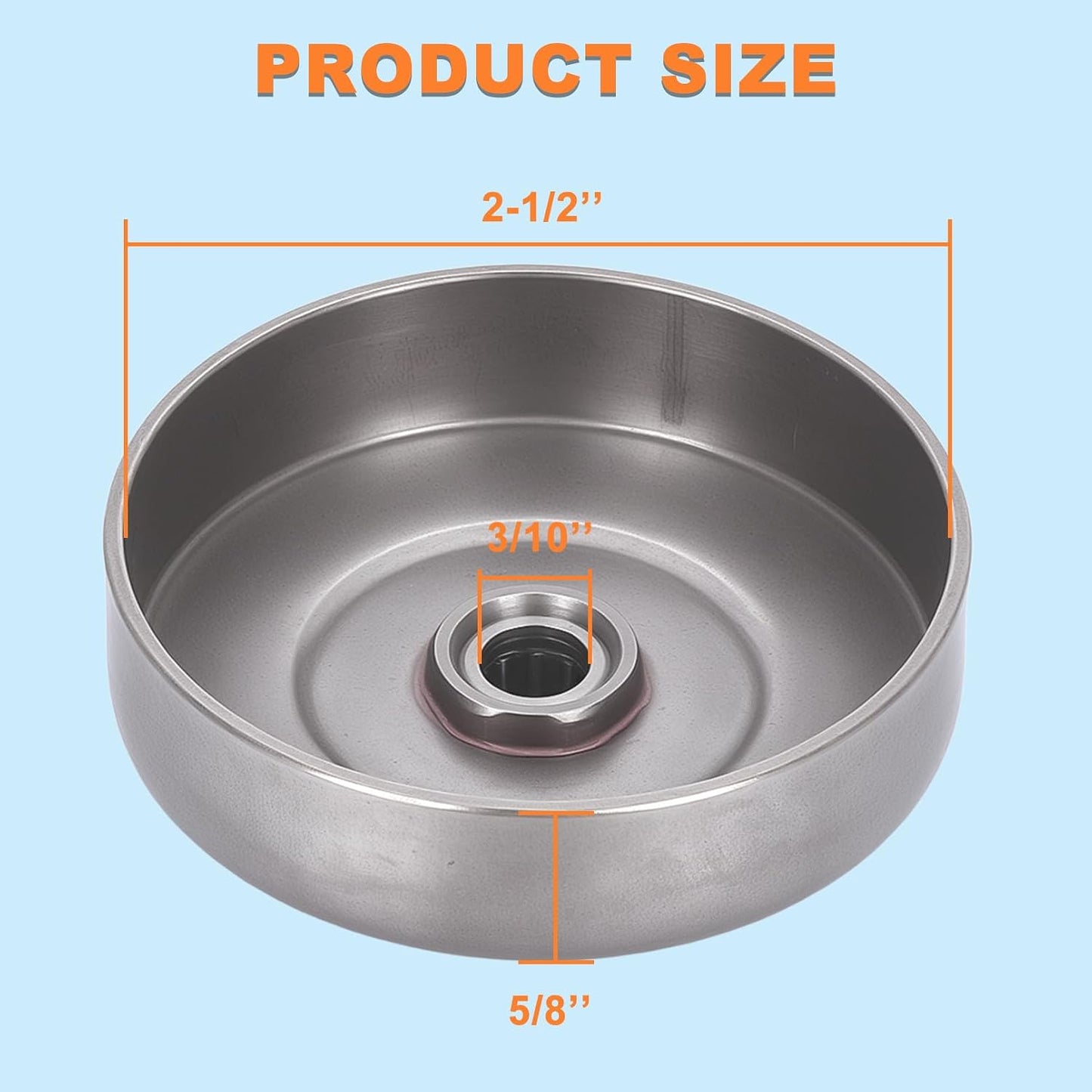 Piñón estriado embrague motosierra Poulan Pro 3/8-6 T 5016