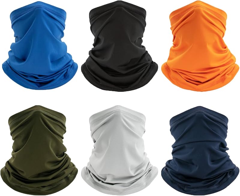 Bandana polaina mascarilla 6 pzas refrescante transpirable