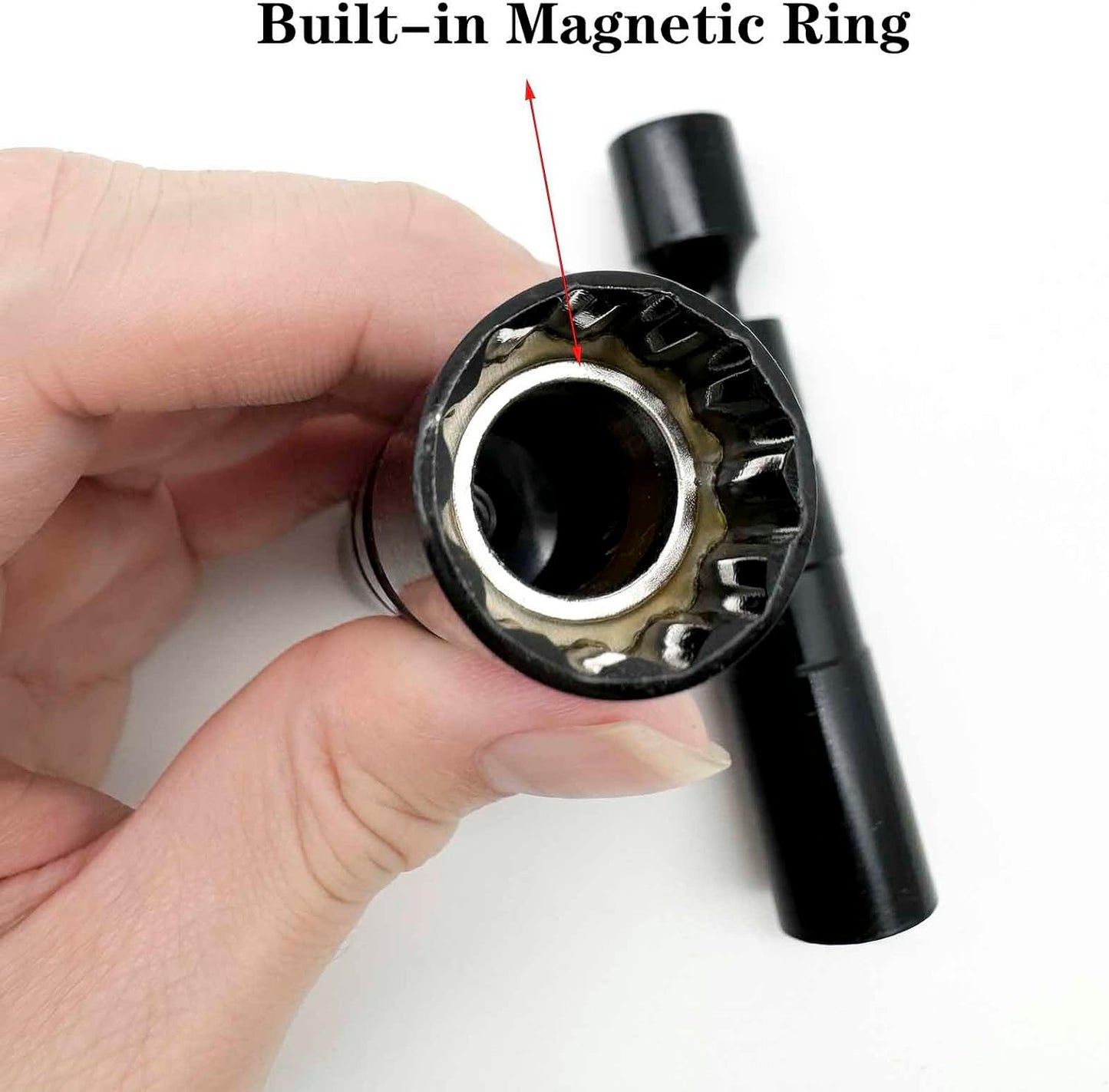 Bujía magnética giratoria 0.551pulg herramienta extracción