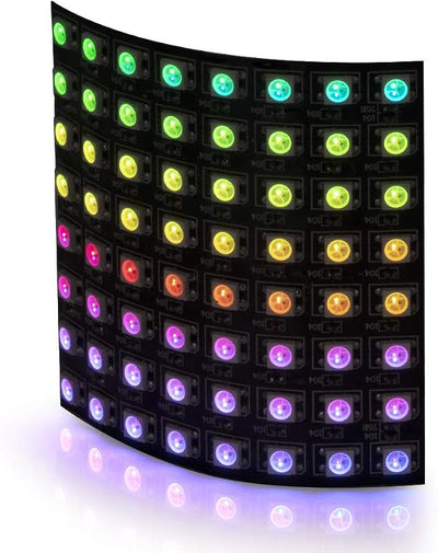 Panel LED RGB 8x8 64 píxeles WS2812B para Arduino