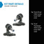 Set rótulas interiores delanteras BMW 325xi 330xi 01-05