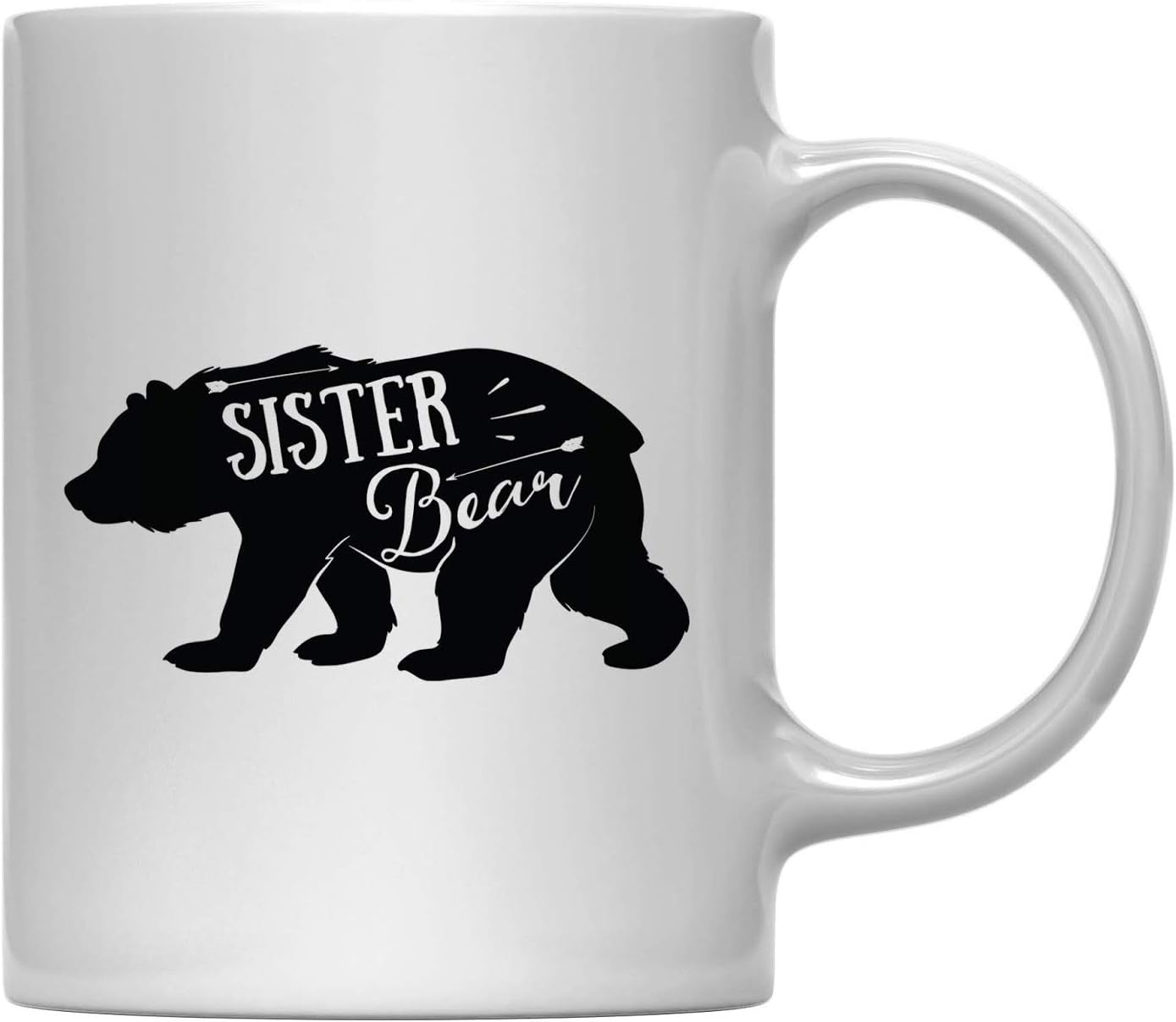 Taza café chocolate 11oz regalo hermana osa con caja