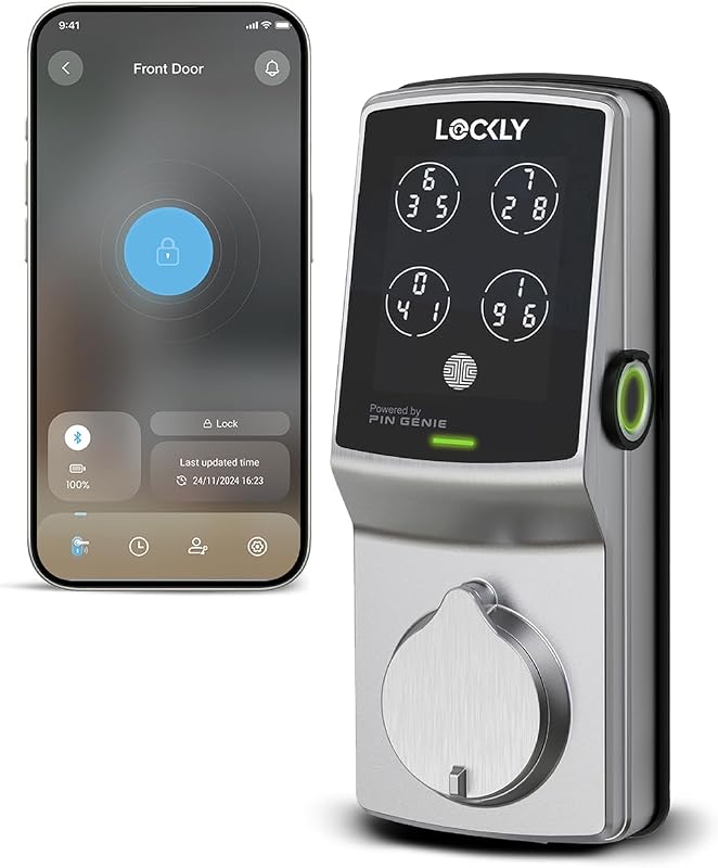 Cerradura inteligente sin llave con teclado PIN y sensor