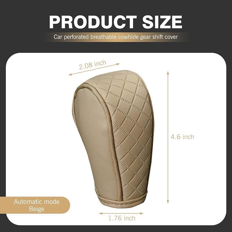 Funda cuero palanca cambios auto antideslizante universal
