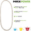 Cinturón reforzado fibra kevlar 3/8x37