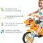 Triciclo dinosaurio para niños con luces y música