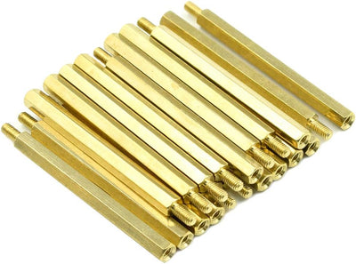 Separador M3 1.969pulg latón hexagonal PCB 20 Pzas