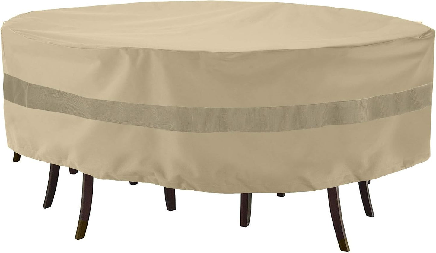 Funda redonda para muebles exterior 84" impermeable
