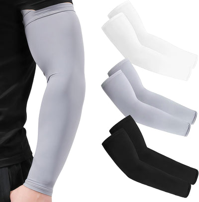3 Pzas Mangas Compresión UV para Deporte Mujer Hombre