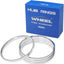 Set 4 anillos aluminio aleación O.D 130.8-I.D 121.3mm