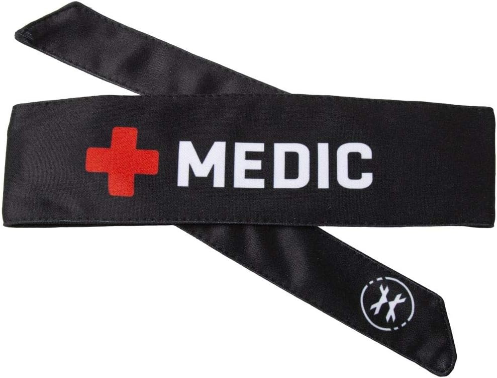 Diadema para Paintball Medic con Protección de Plástico