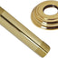Brazo ducha techo 1/2x4 IPS brida latón pulido D3604A
