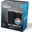 Set 2 Vasos Aislados Acero Inox 20oz Negro con Tapas y Popotes