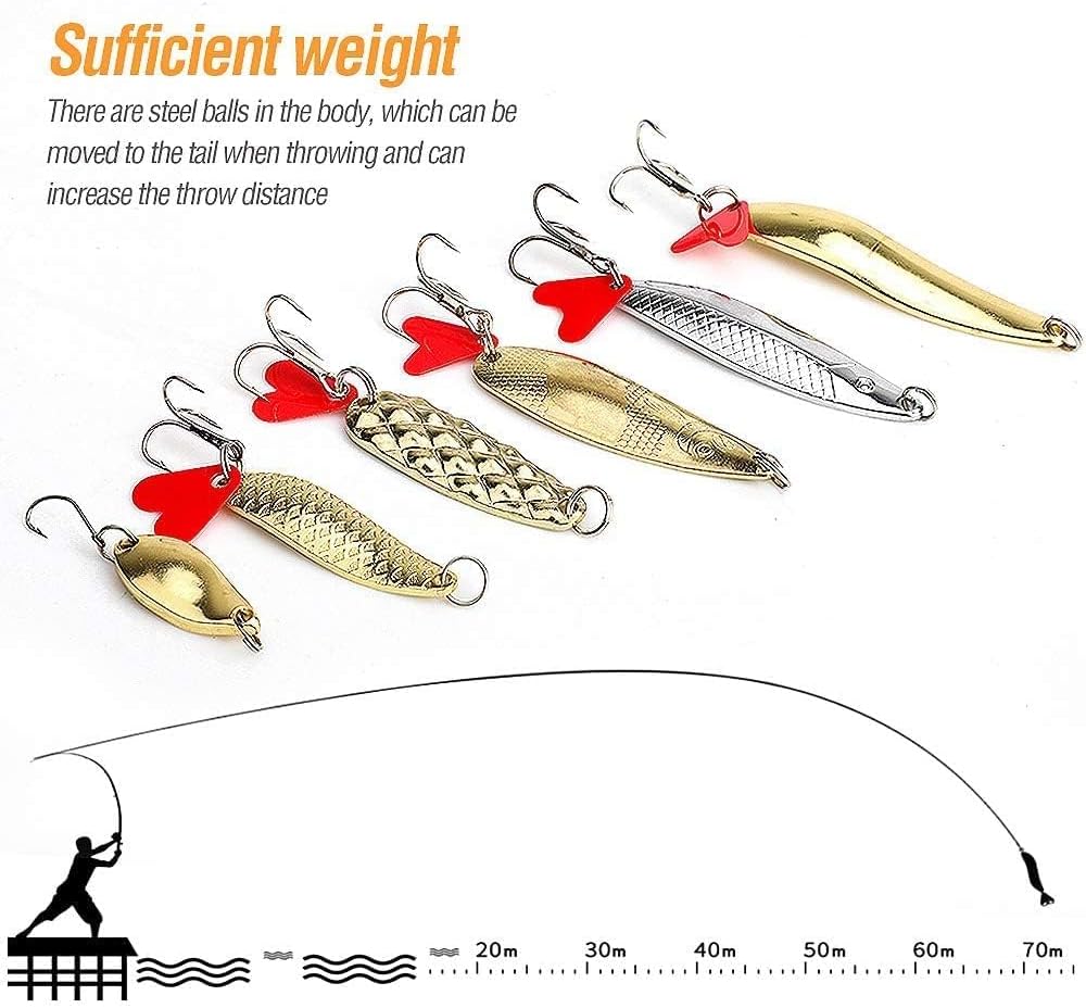 Cebo de espina metal para pesca marina con anzuelos triples