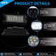 Luz LED matrícula Ford Mustang 2015-23 6000K blanco 2uds