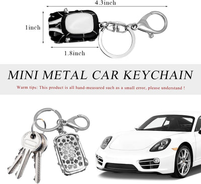 Llavero Coche Mini Cooper con Anillo Negro