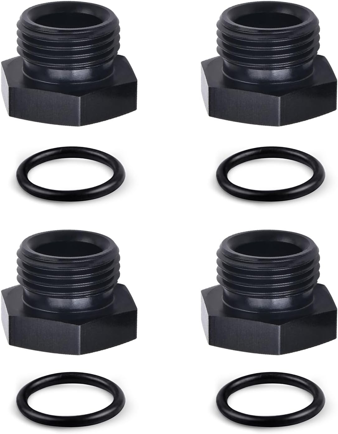 10AN Block off Cap Adaptador Aluminio 4 Pzas