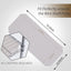 Revestimiento estante alambre 14x24" set 5 gris