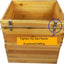 Soporte marco acero inox con pala y abeja 1 set