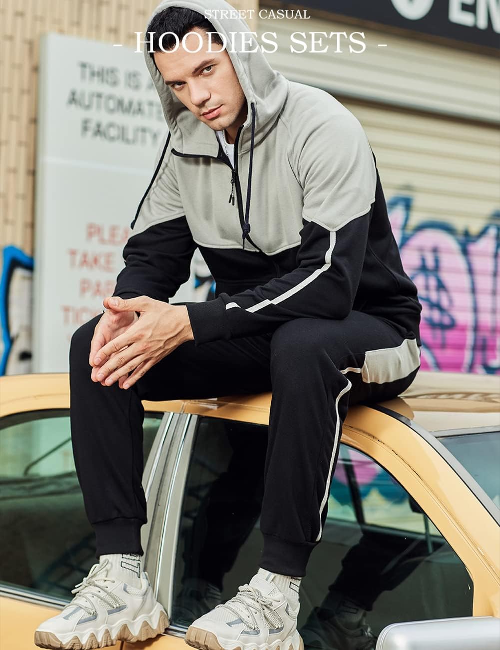 Conjunto deportivo 2 Pzas para hombre con cremallera