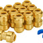 Acoplamiento Pex 1/2" recto de latón sin plomo