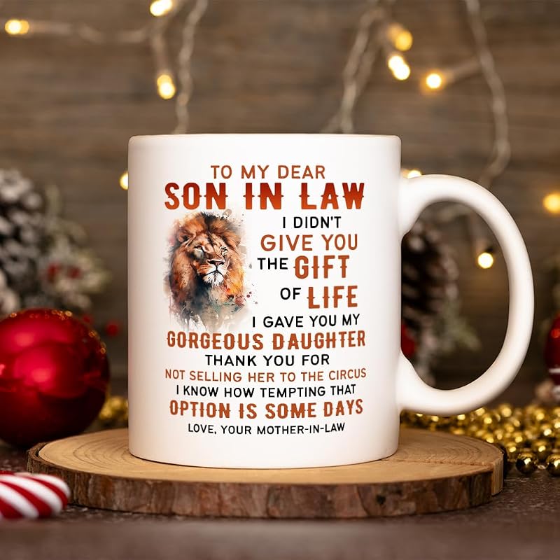 Taza café regalo To My Son-in-law 11oz
