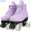 Patines mujer 4 ruedas piel sintética interiores exteriores