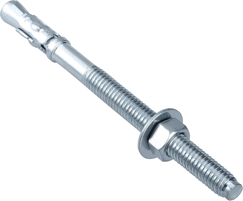 Anclaje cuña 5/8x8.5" 10 pernos cincados hormigon