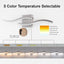Lámpara baño LED níquel cepillado 23.62" regulable
